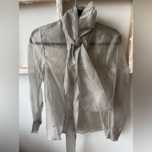 NWT Organza Sheer zara shirt